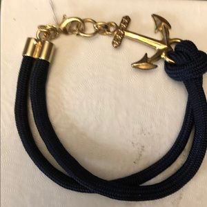 Anchors away bracelet in double strand cord NEW